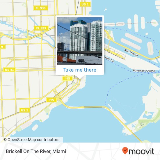 Brickell On The River map