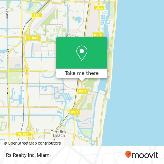 Rs Realty Inc map