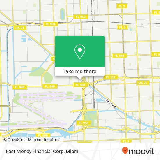 Fast Money Financial Corp map