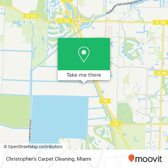 Christopher's Carpet Cleaning map