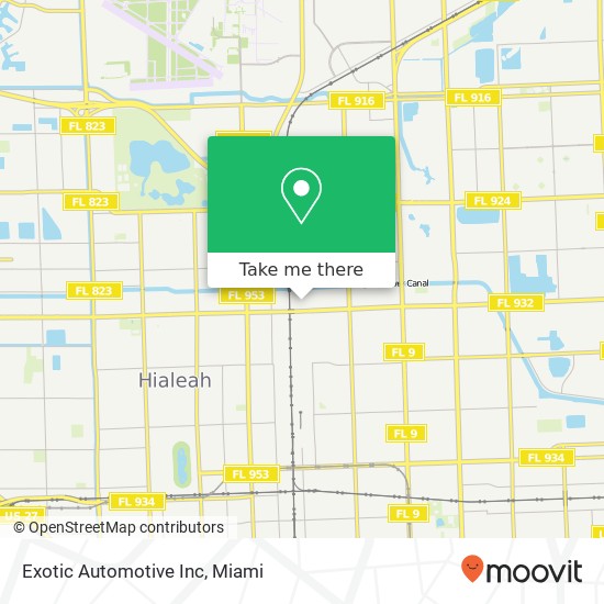 Exotic Automotive Inc map