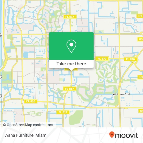 Asha Furniture map