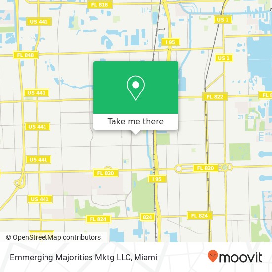 Mapa de Emmerging Majorities Mktg LLC