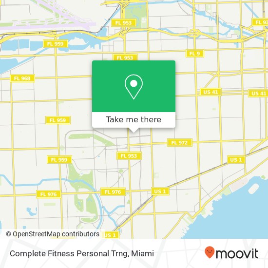 Complete Fitness Personal Trng map