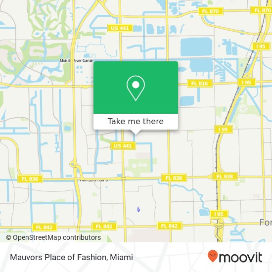 Mapa de Mauvors Place of Fashion