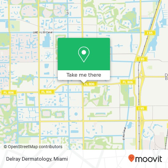 Mapa de Delray Dermatology