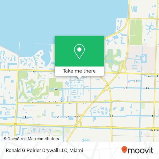 Ronald G Poirier Drywall LLC map