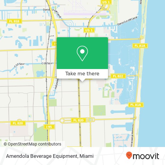 Amendola Beverage Equipment map