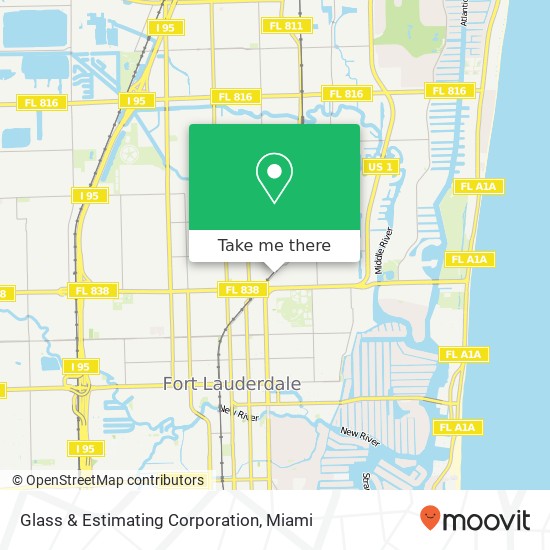 Mapa de Glass & Estimating Corporation