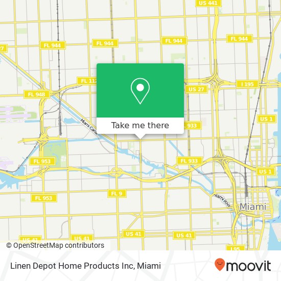 Linen Depot Home Products Inc map