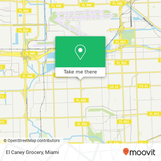 El Caney Grocery map