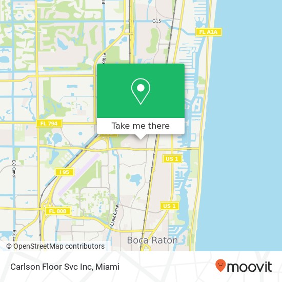 Carlson Floor Svc Inc map