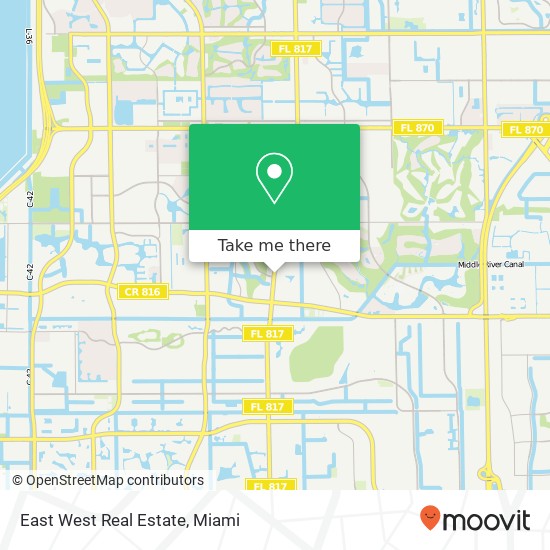 East West Real Estate map