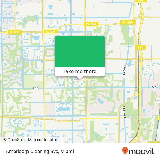 Americorp Cleaning Svc map