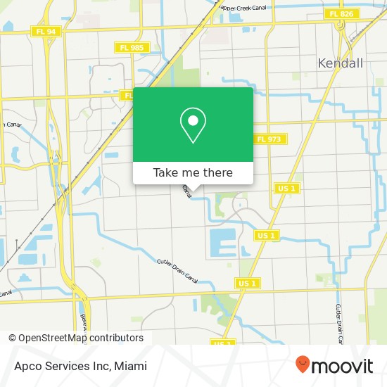 Apco Services Inc map