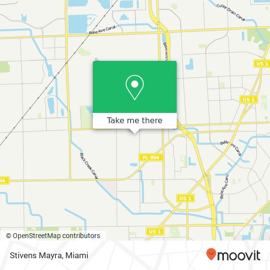 Stivens Mayra map