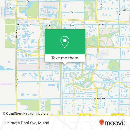 Ultimate Pool Svc map