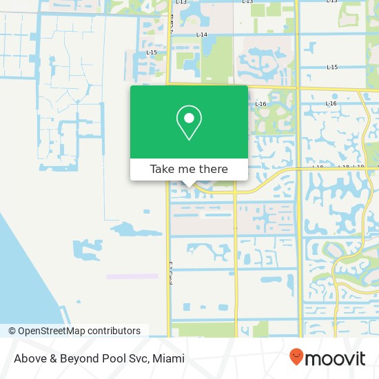 Mapa de Above & Beyond Pool Svc