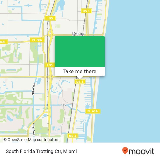 South Florida Trotting Ctr map