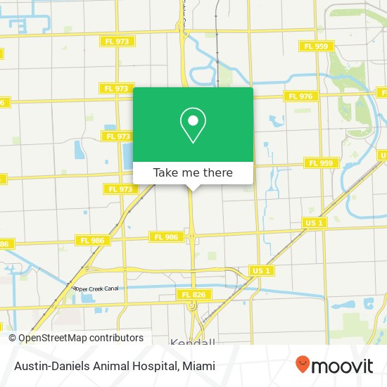 Austin-Daniels Animal Hospital map