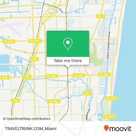 Mapa de TRAVELTRUNK.COM