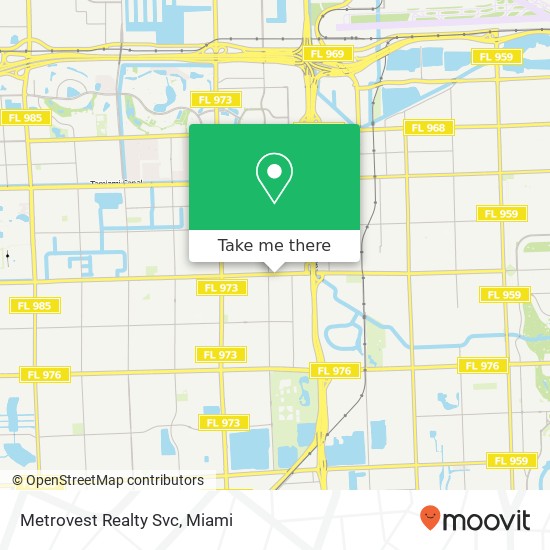 Metrovest Realty Svc map