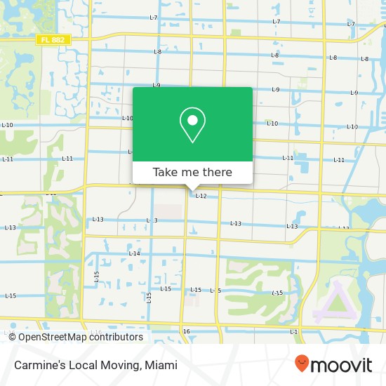 Carmine's Local Moving map