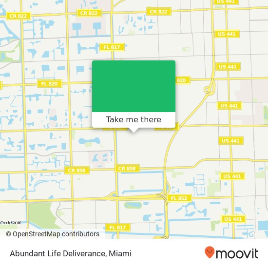 Mapa de Abundant Life Deliverance