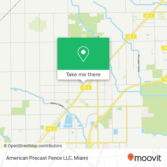 American Precast Fence LLC map