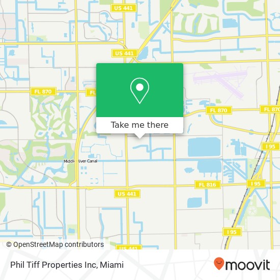 Phil Tiff Properties Inc map