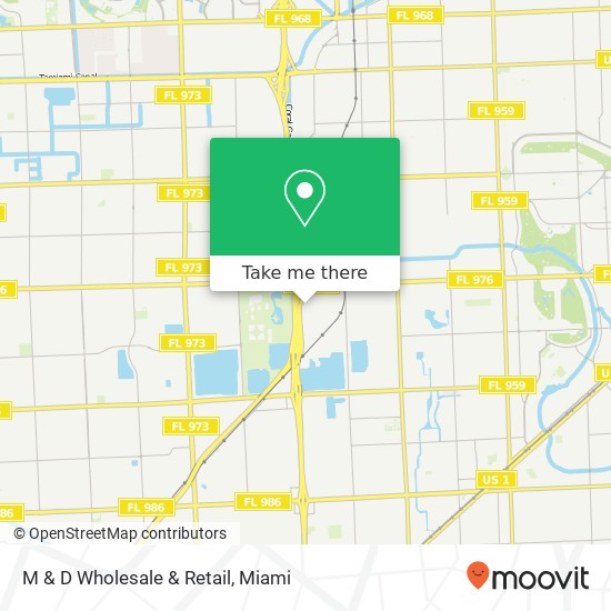 M & D Wholesale & Retail map