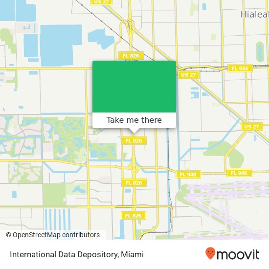 International Data Depository map