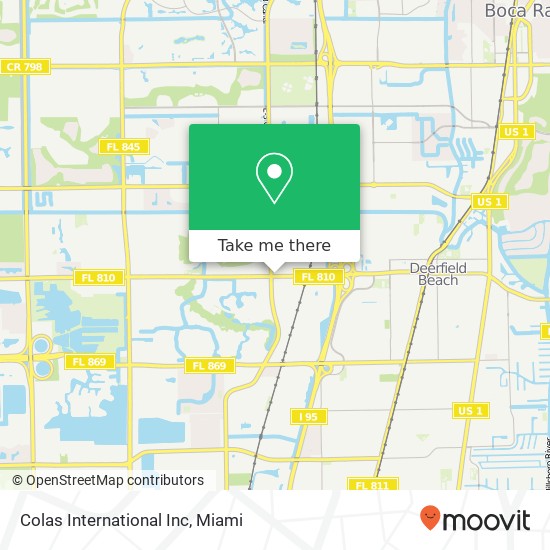 Colas International Inc map