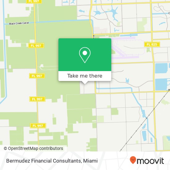 Mapa de Bermudez Financial Consultants