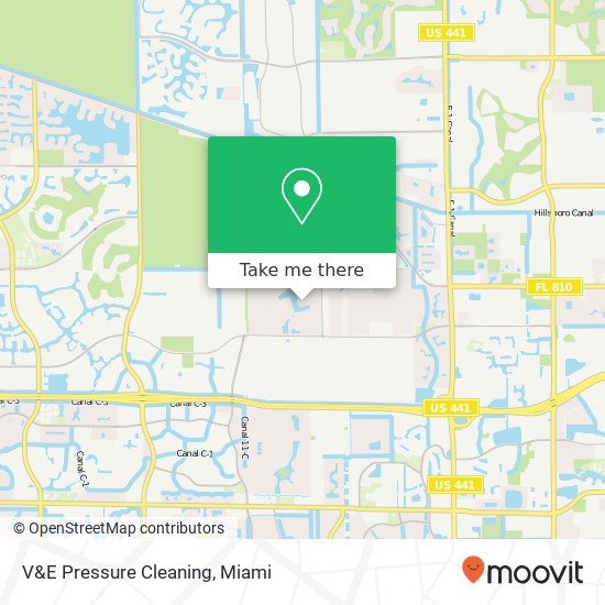 V&E Pressure Cleaning map