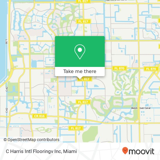 C Harris Intl Flooringv Inc map