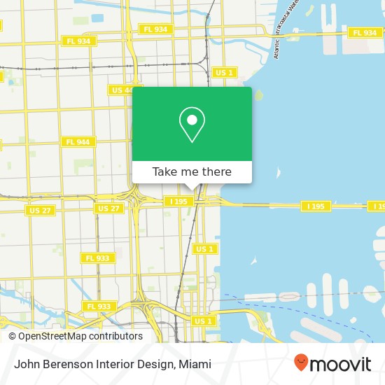 Mapa de John Berenson Interior Design