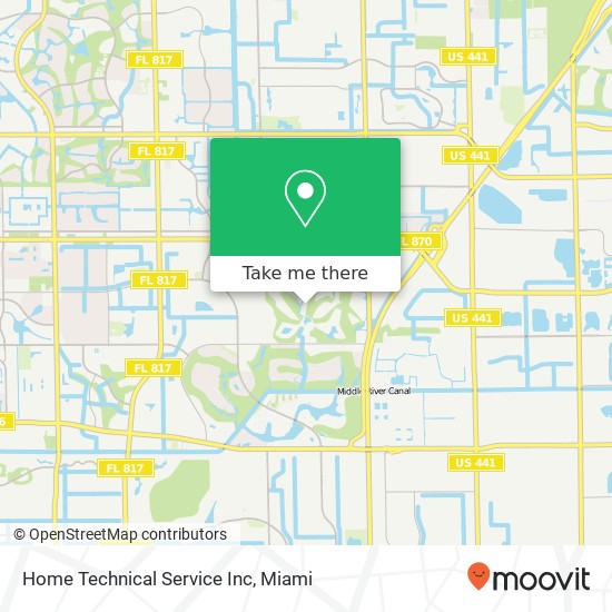 Home Technical Service Inc map