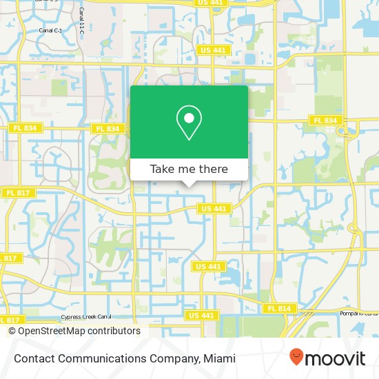 Mapa de Contact Communications Company