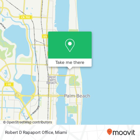 Robert D Rapaport Office map