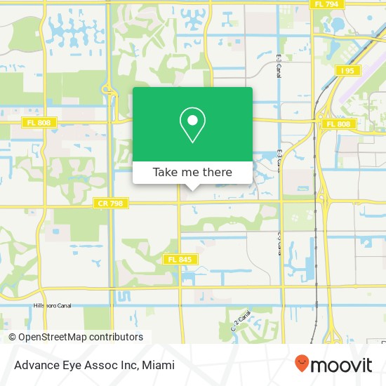 Advance Eye Assoc Inc map