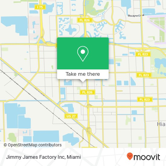 Jimmy James Factory Inc map