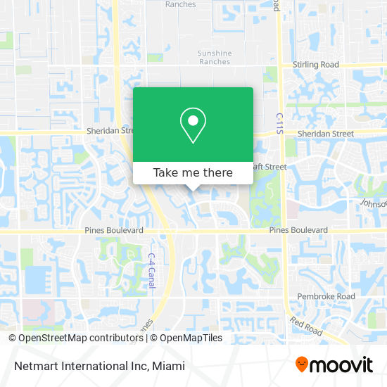 Netmart International Inc map