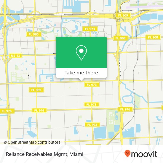 Mapa de Reliance Receivables Mgmt