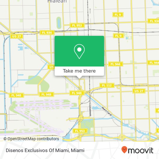 Mapa de Disenos Exclusivos Of Miami