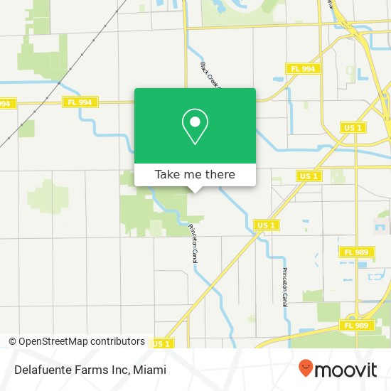 Delafuente Farms Inc map