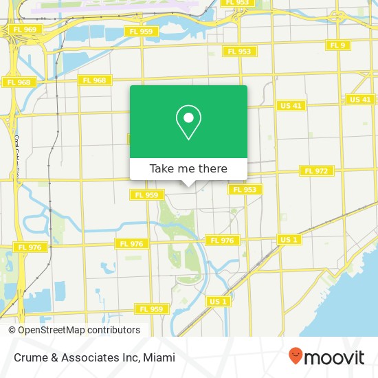 Crume & Associates Inc map