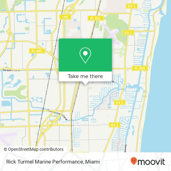 Rick Turmel Marine Performance map