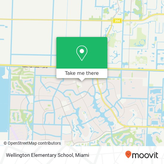 Wellington Elementary School map