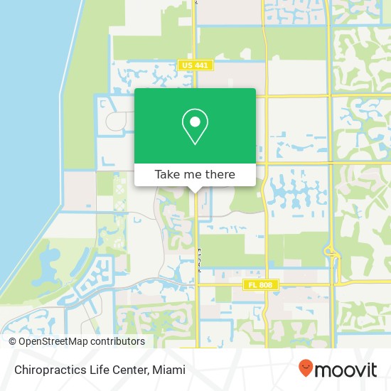 Chiropractics Life Center map